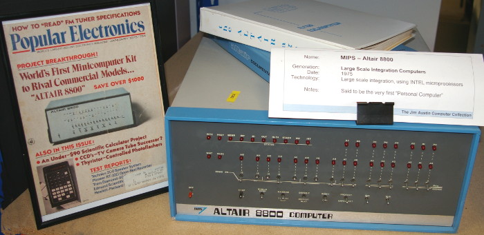 The Altair 8800, front view