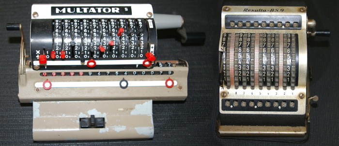 Hand-held Mechanical Calculators