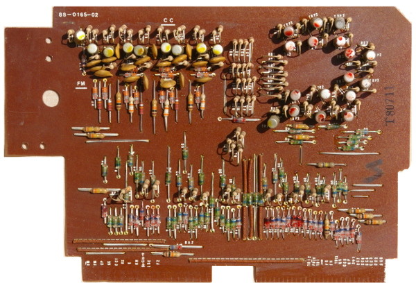 Circuit board froma Canola calculator